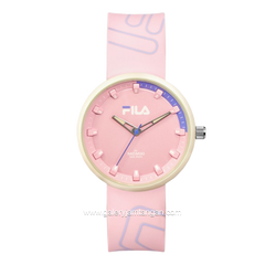 FILA 38-344-003 Pink Dial Pink Rubber Strap