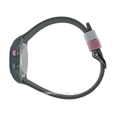 FILA 38-349-004 Grey Dial Pink Rubber Strap