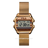 FILA 38-350-003 Digital Rosegold Stainless Stell Strap