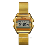 FILA 38-350-004 Digital Gold Stainless Steel Strap