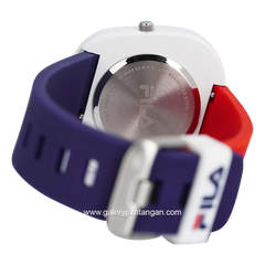 FILA 38-6098-002 Blue Dial White Silicone Strap