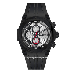 FILA 38-823-006 Black Chronograph Rubber Strap