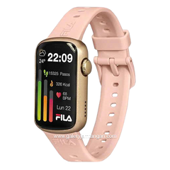 FILA SMARTWACH BRAZ15G Pink Rosegold Silicone Strap