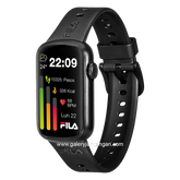 FILA SMART BAND BRAZ15B Full Black Silicone Strap