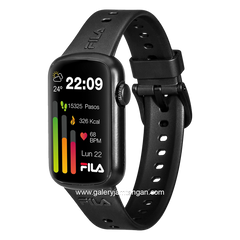 FILA SMART BAND BRAZ15B Full Black Silicone Strap