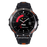 FILA SMARTWATCH SW/52 Combination Black Orange Silicone Strap