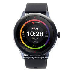 FILA SMARTWATCH SW/53 Full Black Silicone Strap