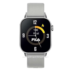 FILA SMARTWATCH SW/60C Grey Silver Silicone Strap