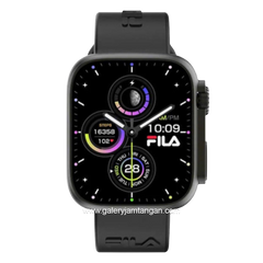 FILA SMARTWATCH SW/70B Full Black Silicone Strap