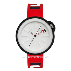 FILA 38-315-005WHDB Red Dial White Rubber Strap