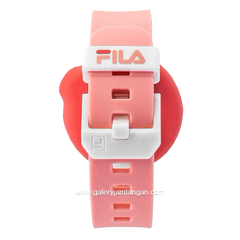 FILA 38-315-008WHLP Pink Dial White Rubber Strap