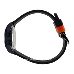 FILA 38-349-002 Digital Black Dial Black Rubber Strap