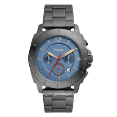 FOSSIL BQ2763 Smoke Dial Blue Chronograph Stainless Steel