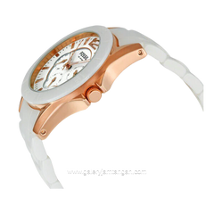 FOSSIL CE1006 White Rosegold Multifunction Ceramic Strap