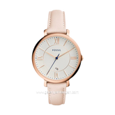 Fossil ES3988 Pink Rose Gold Leather Strap