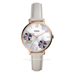 FOSSIL ES4672 Cream Rosegold Leather Strap