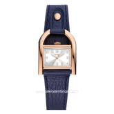 FOSSIL Harwell ES5266 Navy Rosegold Leather Strap