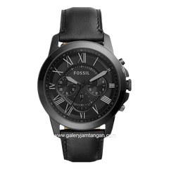 FOSSIL FS5132 Mens Watch Full Black Leather Strap