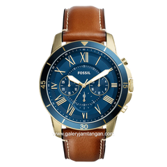 FOSSIL FS5268 Brown Gold Multifunction Leather Strap