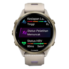 GARMIN FORERUNNER 970 FRENCH GRAY Smartwatch Silicone Strap