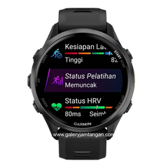 GARMIN FORERUNNER 970 BLACK Smartwatch Silicone Strap