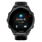 GARMIN FORERUNNER 570 47 MM Black Silicone Strap