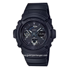 G-SHOCK AW-591BB-1ADR Black Analog Digital Rubber Strap