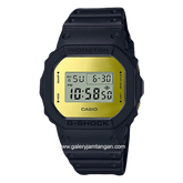 G-SHOCK DW-5600BBMB-1DR Digital Black Dial Gold Resin Strap