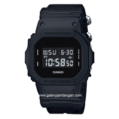 G-SHOCK DW-5600BBN-1DR Black Digital Canvas Strap