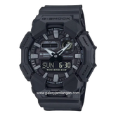 G-SHOCK GA-010-1A1DR Analog Digital Full Black Resin Strap
