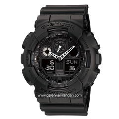 G-SHOCK GA-100-1A1DR Black Analog Digital Rubber Strap