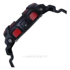 G-SHOCK GA-100BNR-1ADR Ignite Black Red Resin Strap