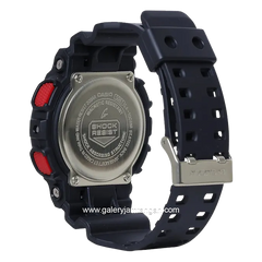 G-SHOCK GA-100BNR-1ADR Ignite Black Red Resin Strap