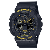 G-SHOCK GA-100CY-1ADR Black List Yellow Analog Digital Rubber Strap