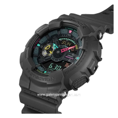 G-SHOCK GA-100MF-1ADR Black Dual Time Resin Strap