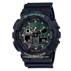 G-SHOCK GA-100RC-1ADR Black Analog Digital Rubber Strap