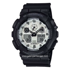 G-SHOCK GA-100WD-1ADR Dual Time Black Resin Strap