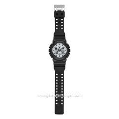 G-SHOCK GA-100WD-1ADR Dual Time Black Resin Strap
