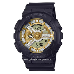 G-SHOCK GA-110CD-1A9DR Black Dial Gold Rubber Strap
