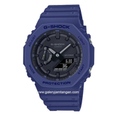 G-SHOCK GA-2100-2ADR Blue Dial Black Analog Digital Rubber Strap