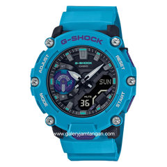 G-SHOCK GA-2200-2ADR Blue Analog Digital Rubber Strap