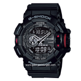 G-SHOCK GA-400-1BDR Black Analog Digital Rubber Strap