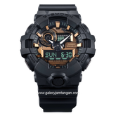 G-SHOCK GA-700RC-1ADR Black Dial Teal & Brown Analog Digital Resin Band
