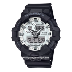 G-SHOCK GA-700WD-1ADR Black Dual Time Resin Strap