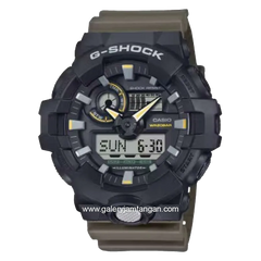 G-SHOCK GA-710TU-1A3DR Brown Black Resin Strap