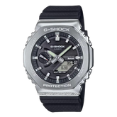 G-SHOCK GBM-2100-1ADR Black Silver Resin Strap