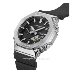 G-SHOCK GBM-2100-1ADR Black Silver Resin Strap