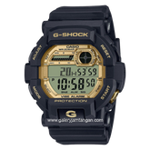 G-SHOCK GD-350GB-1DR Black Dial Gold Digital Rubber Strap