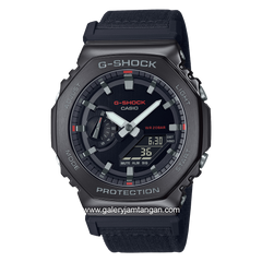 G-SHOCK GM-2100CB-1ADR Black Analog Digital Canvas Strap