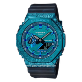 G-SHOCK GM-2140GEM-2ADR Analog Digital Black Blue Resin Strap